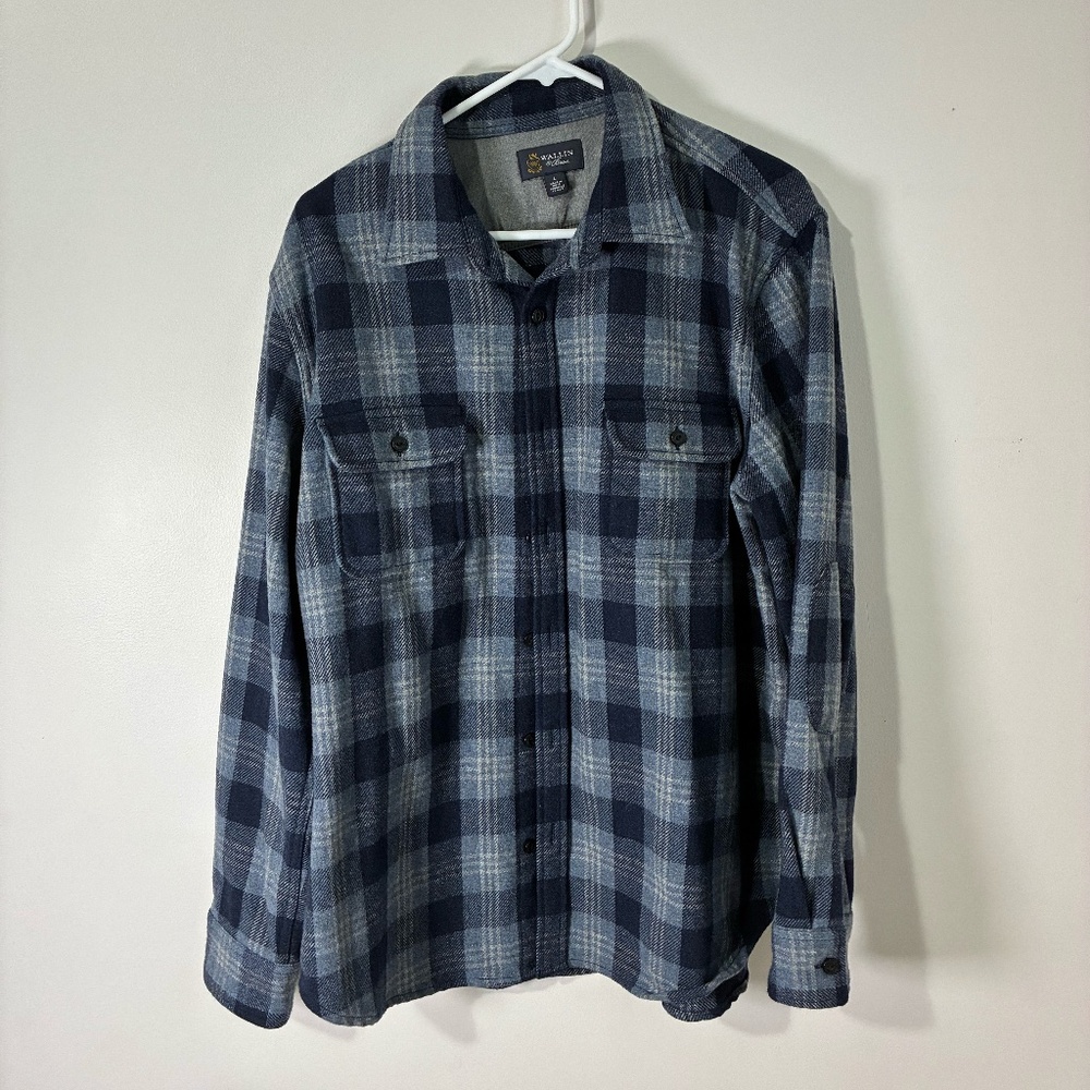 Wallin & Bros. Wool Blend Button Shirt, "Like New"